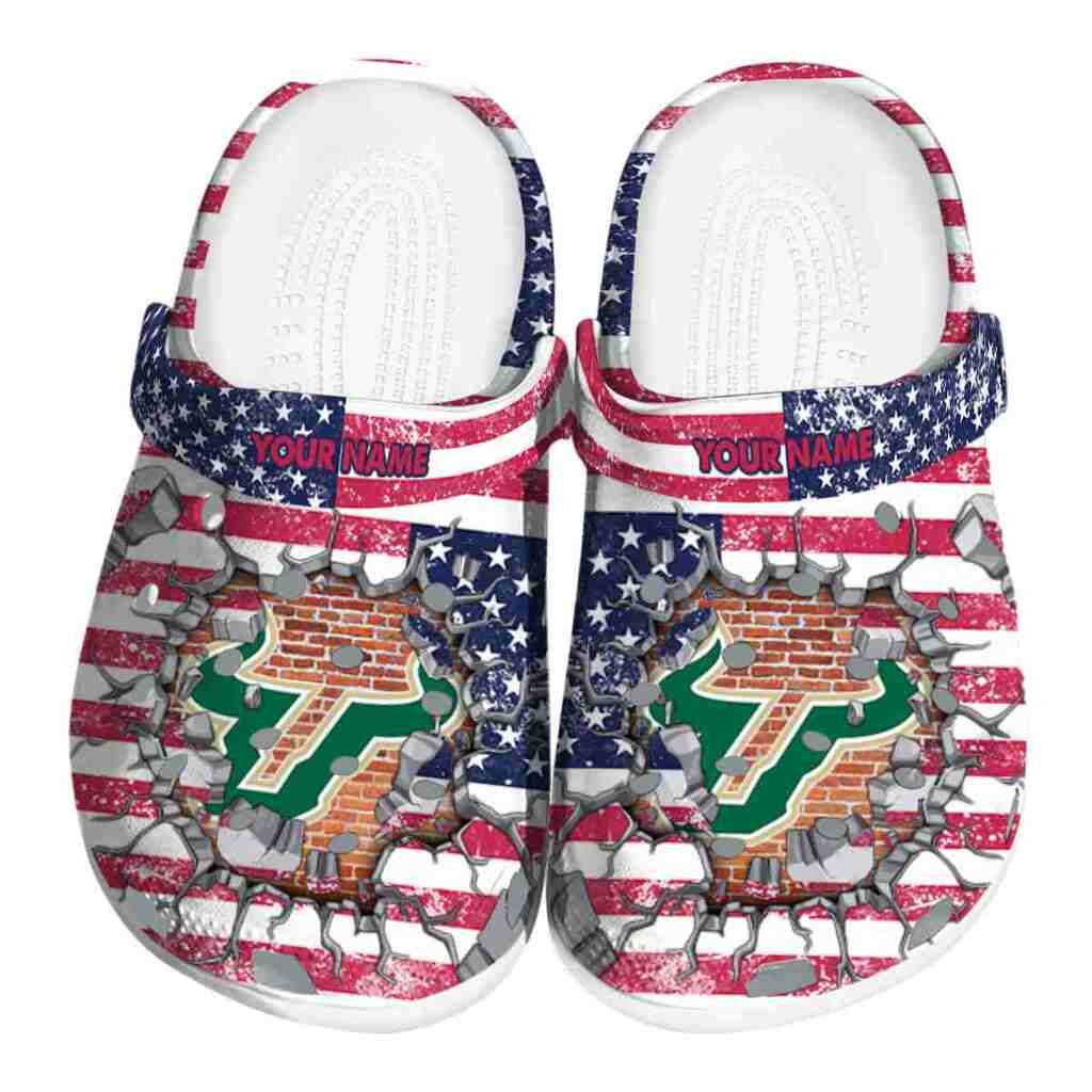 Custom South Florida Bulls Freedom Splinter ClogTVC1801821