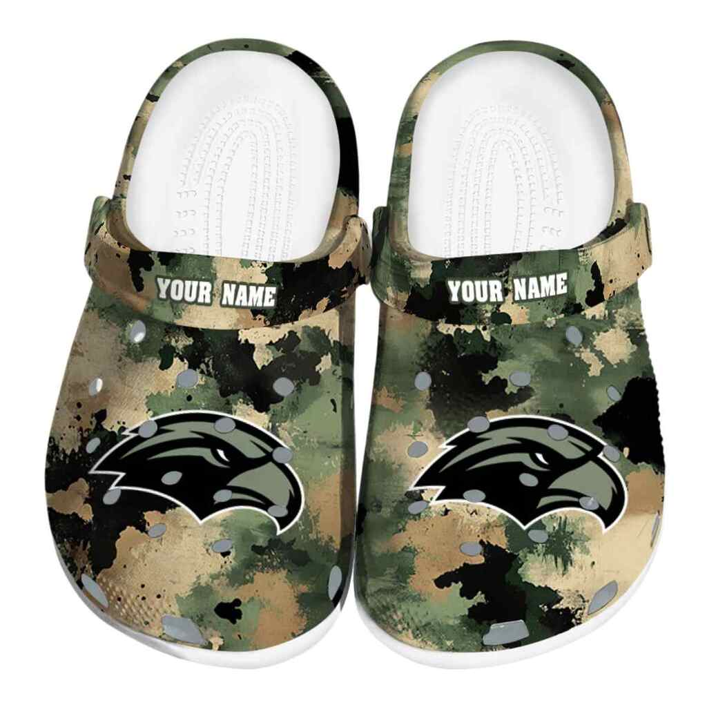 Custom Southern Miss Golden Eagles Camouflage Craze ClogTVC1801705