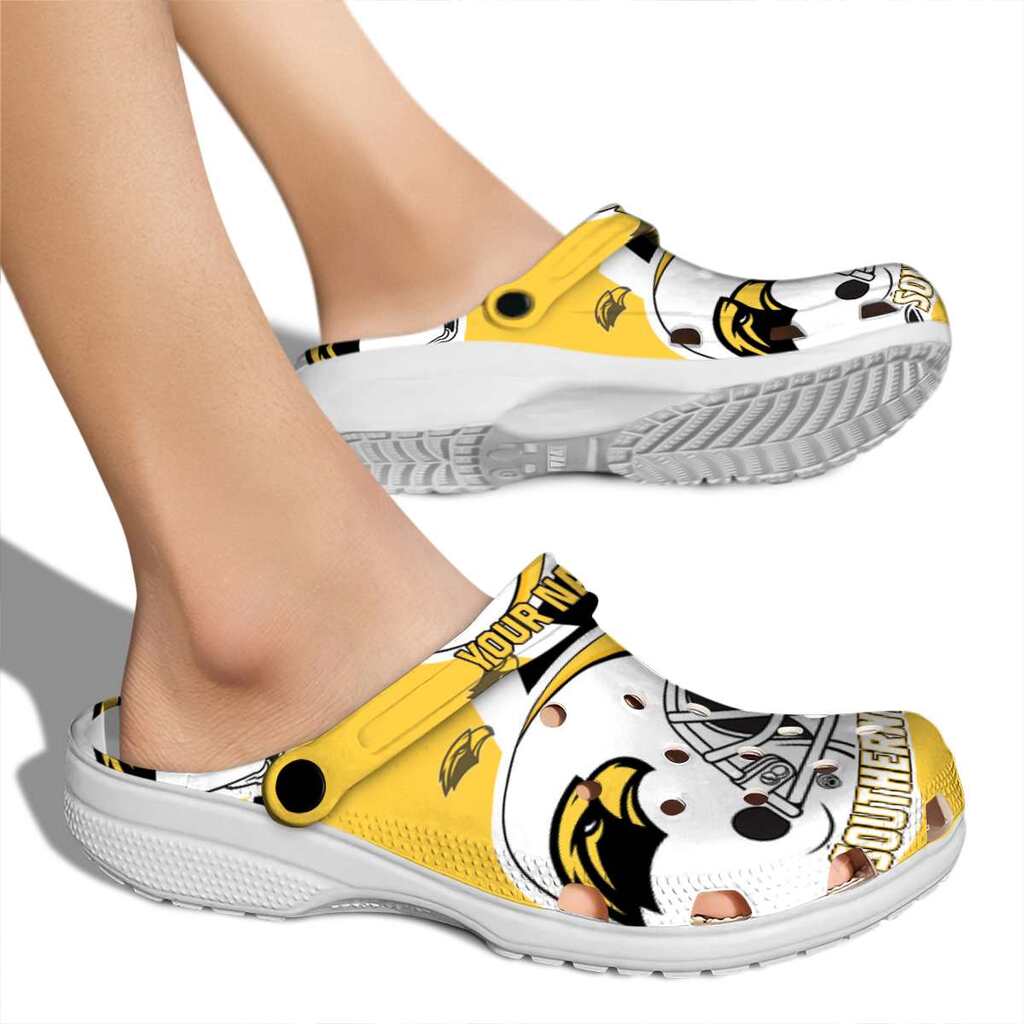 Custom Southern Miss Golden Eagles Football Helmet ClogTVC1801791 - Image 2