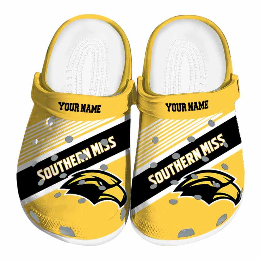 Custom Southern Miss Golden Eagles Vibrant Dual-Tone ClogTVC1801795