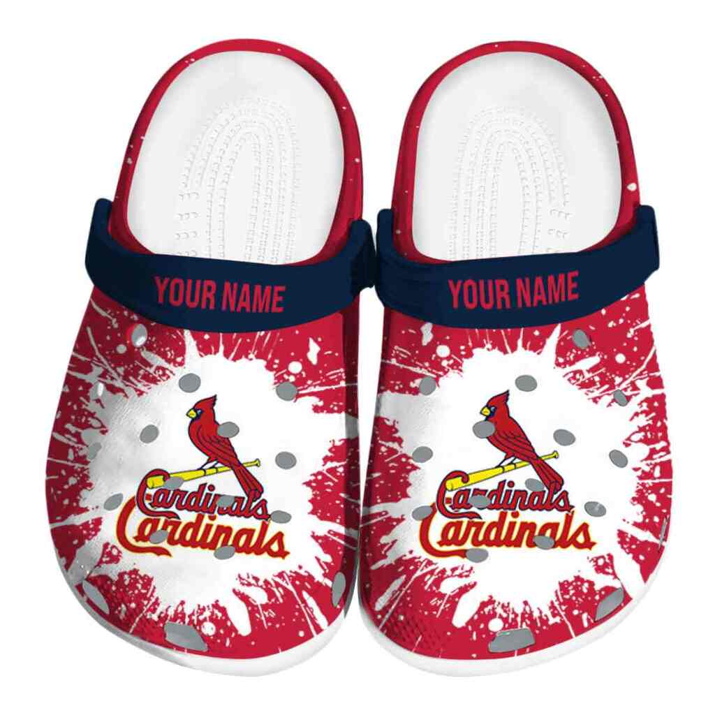 Custom St. Louis Cardinals Splash Art ClogTVC180139