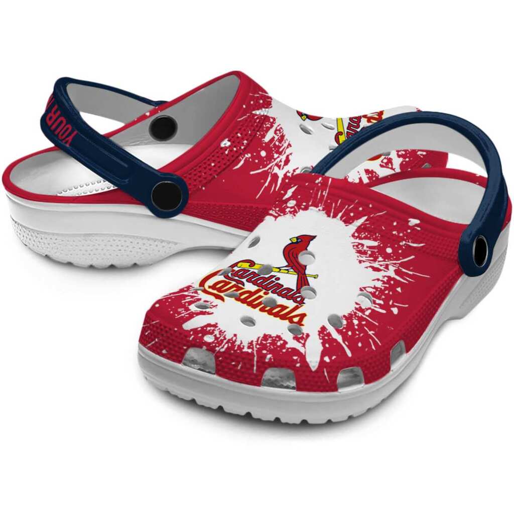 Custom St. Louis Cardinals Splash Art ClogTVC180139 - Image 3