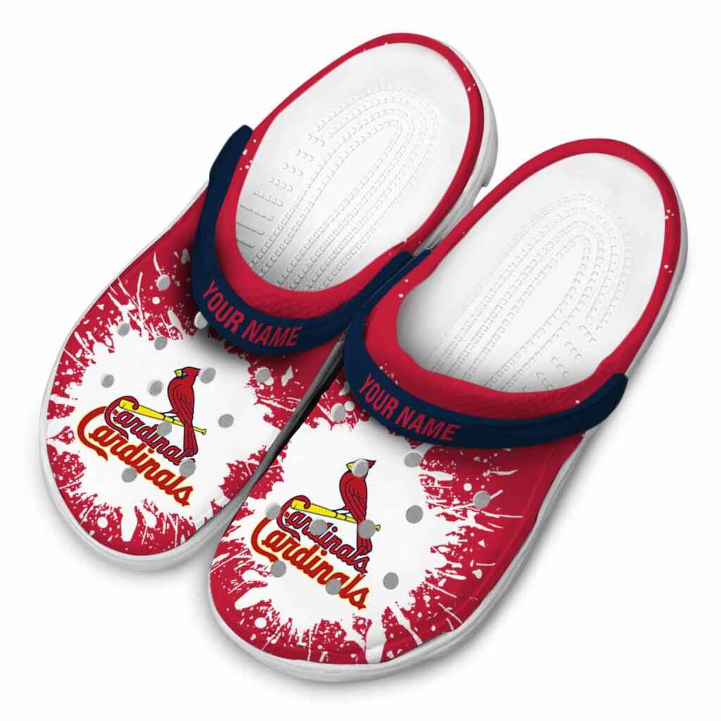 Custom St. Louis Cardinals Splash Art ClogTVC180139 - Image 4