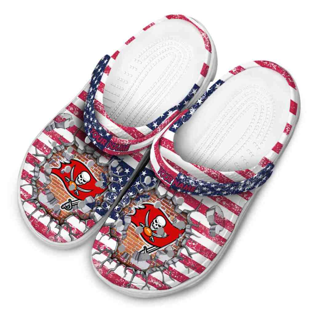 Custom Tampa Bay Buccaneers Freedom Splinter ClogTVC180154 - Image 4