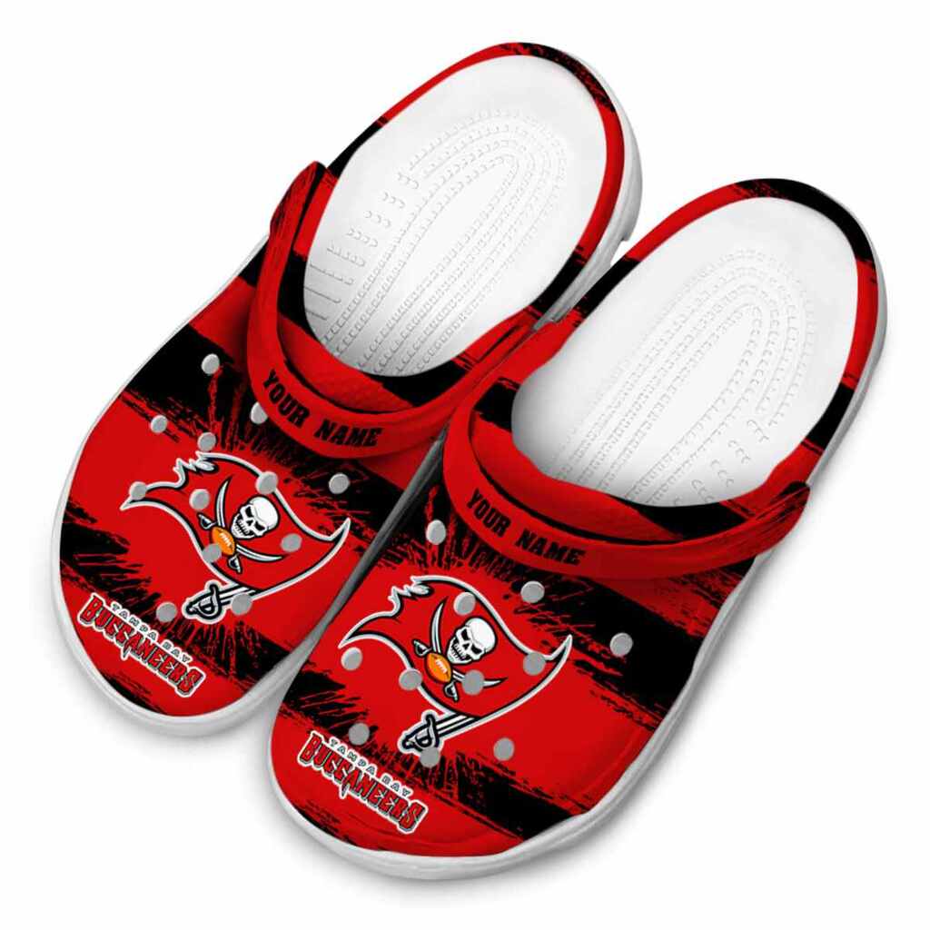 Custom Tampa Bay Buccaneers Paint Splatter Graphics ClogTVC180154 - Image 4