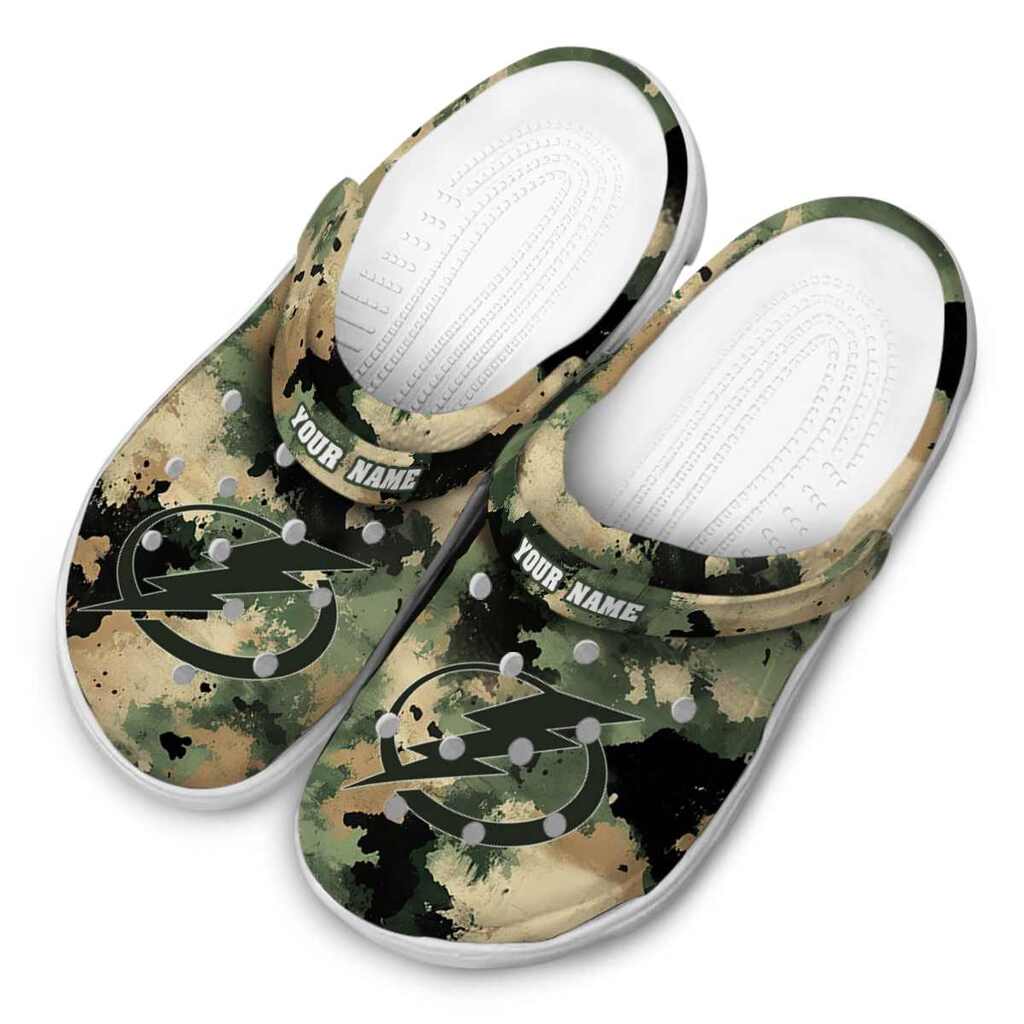 Custom Tampa Bay Lightning Camouflage Craze ClogTVC1801905 - Image 4
