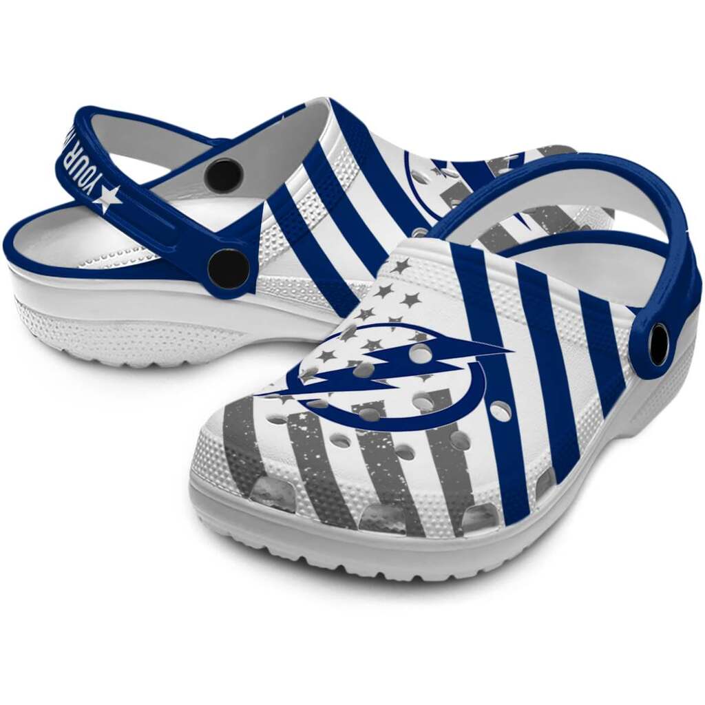 Custom Tampa Bay Lightning Star-Spangled Graphic ClogTVC1801904 - Image 3