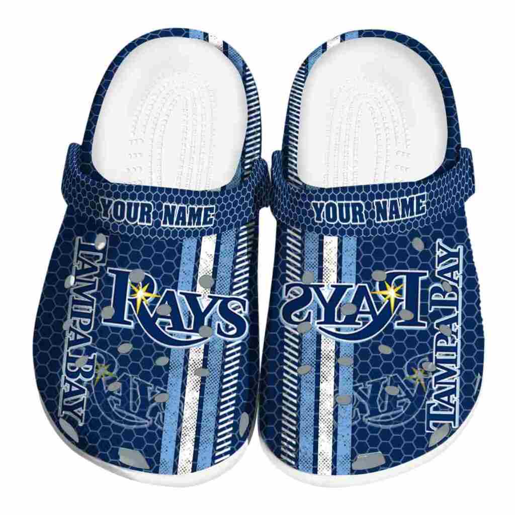 Custom Tampa Bay Rays Contrasting Stripes ClogTVC180166