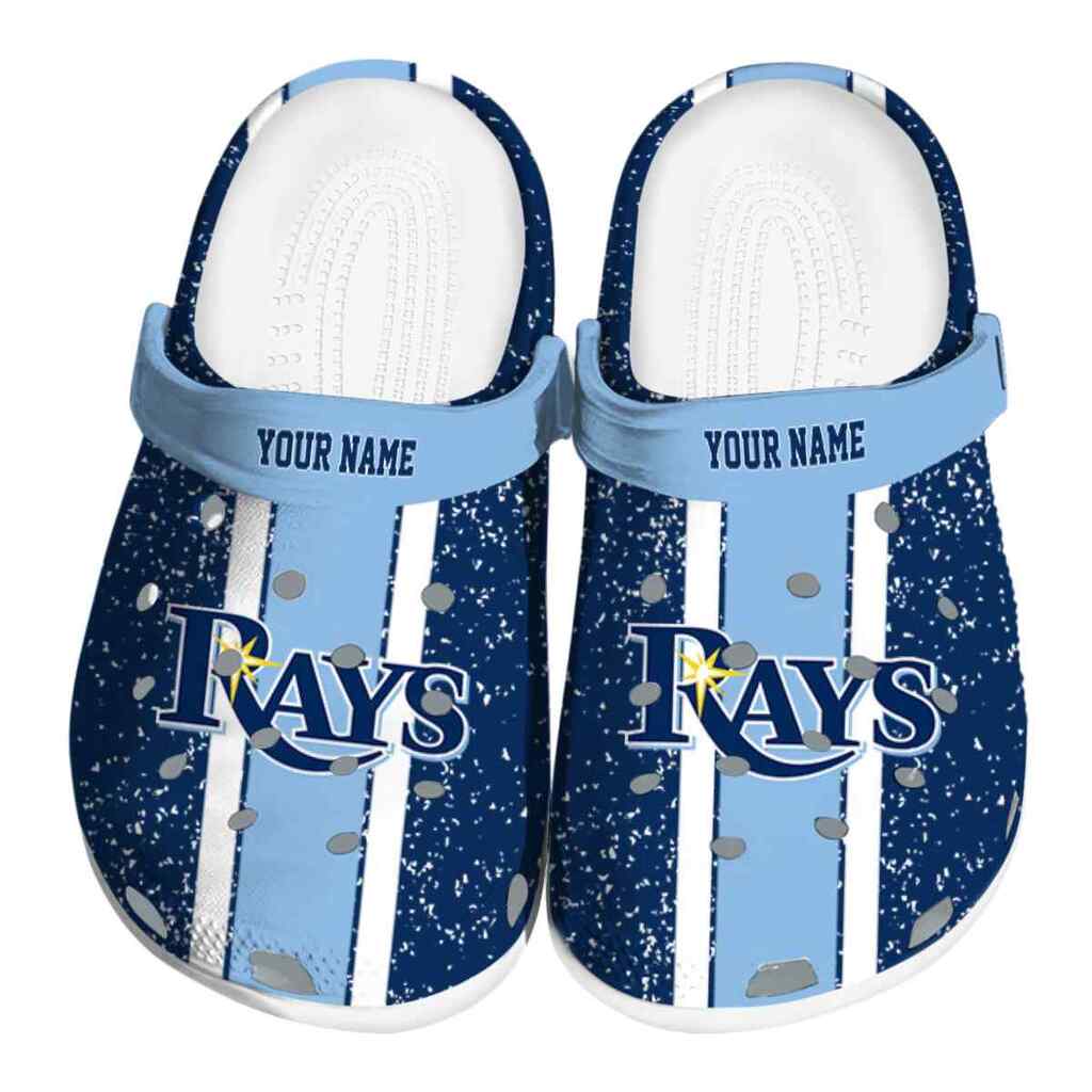 Custom Tampa Bay Rays Vertical Stripes ClogTVC180166