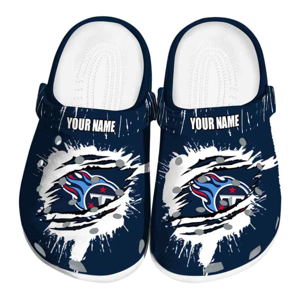 Custom Tennessee Titans Splash Motif Background ClogTVC1801159