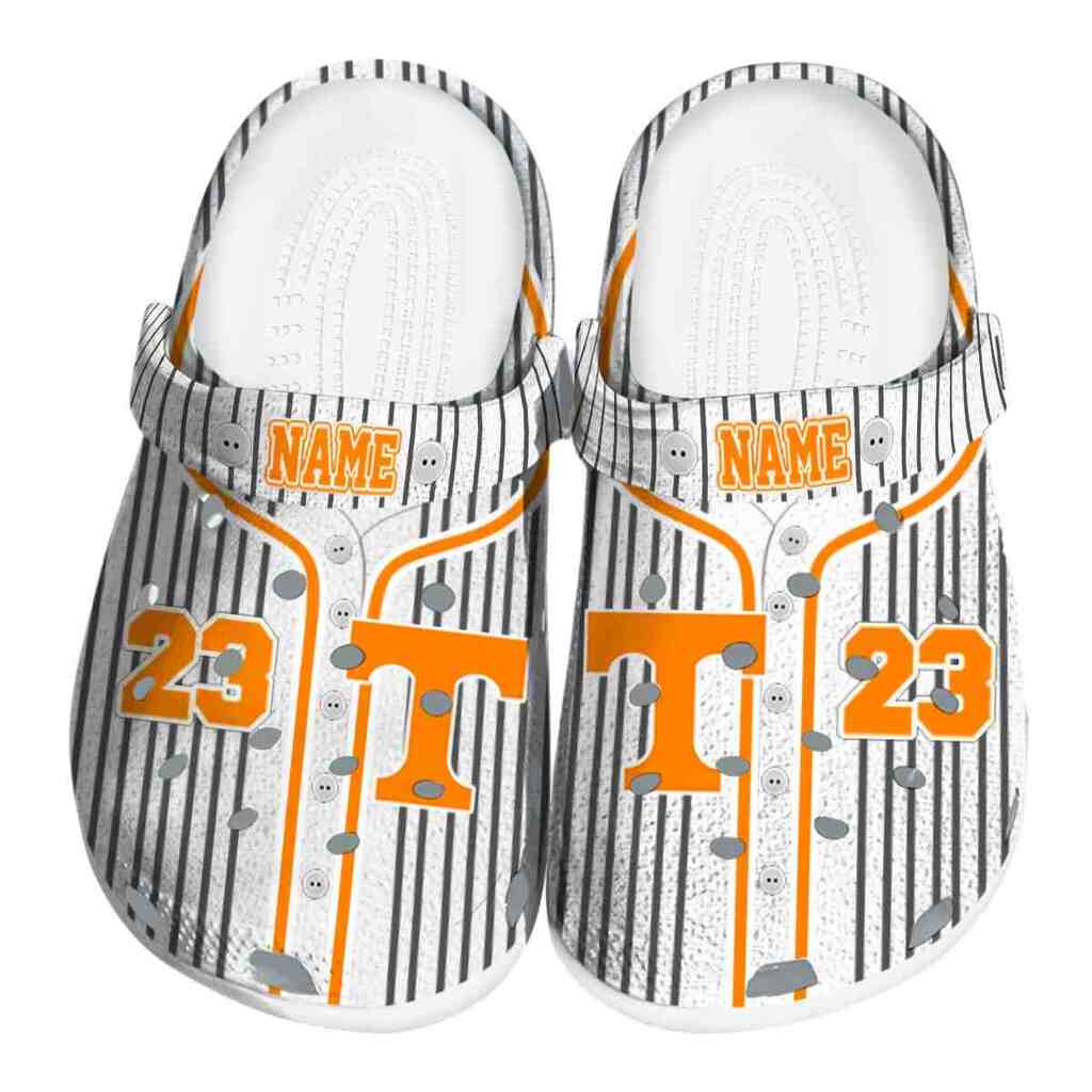 Custom Tennessee Volunteers Pinstripe Pattern ClogTVC180167