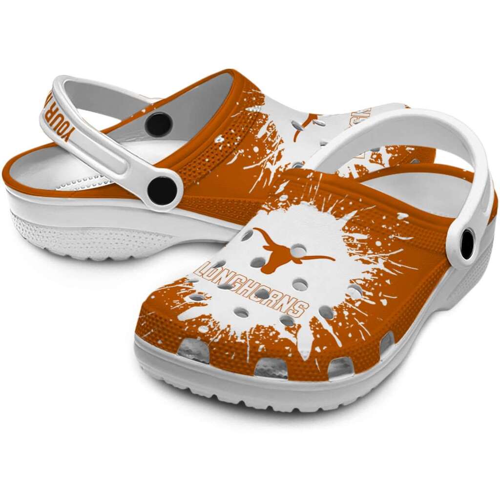 Custom Texas Longhorns Splash Art ClogTVC180167 - Image 3