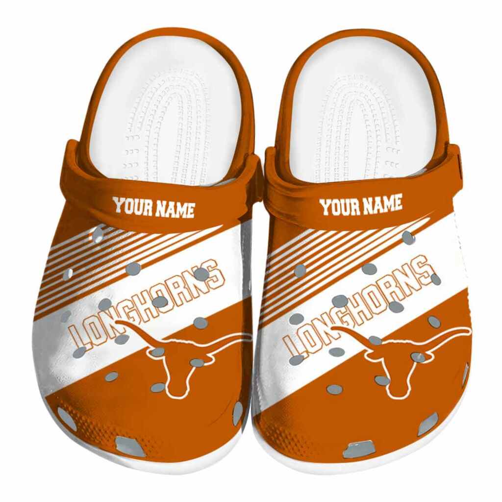 Custom Texas Longhorns Vibrant Dual-Tone ClogTVC180167