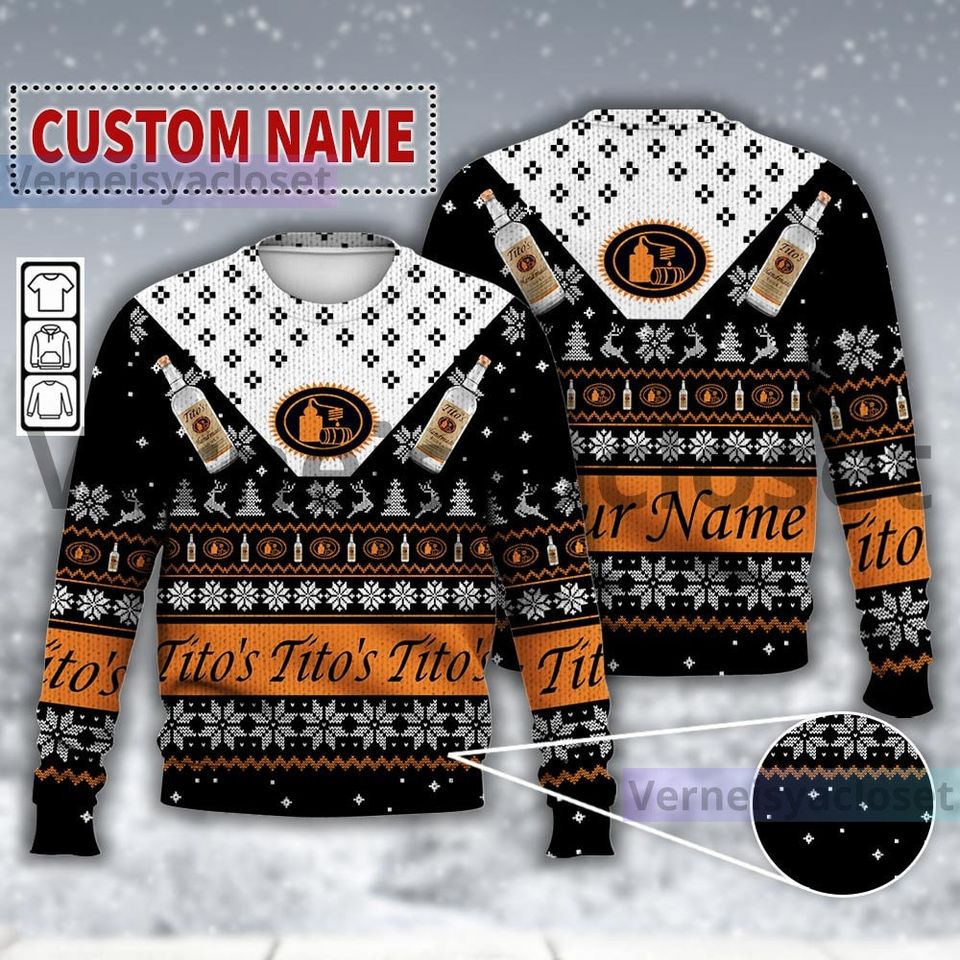 Custom Tito Handmade Ugly Christmas Sweater