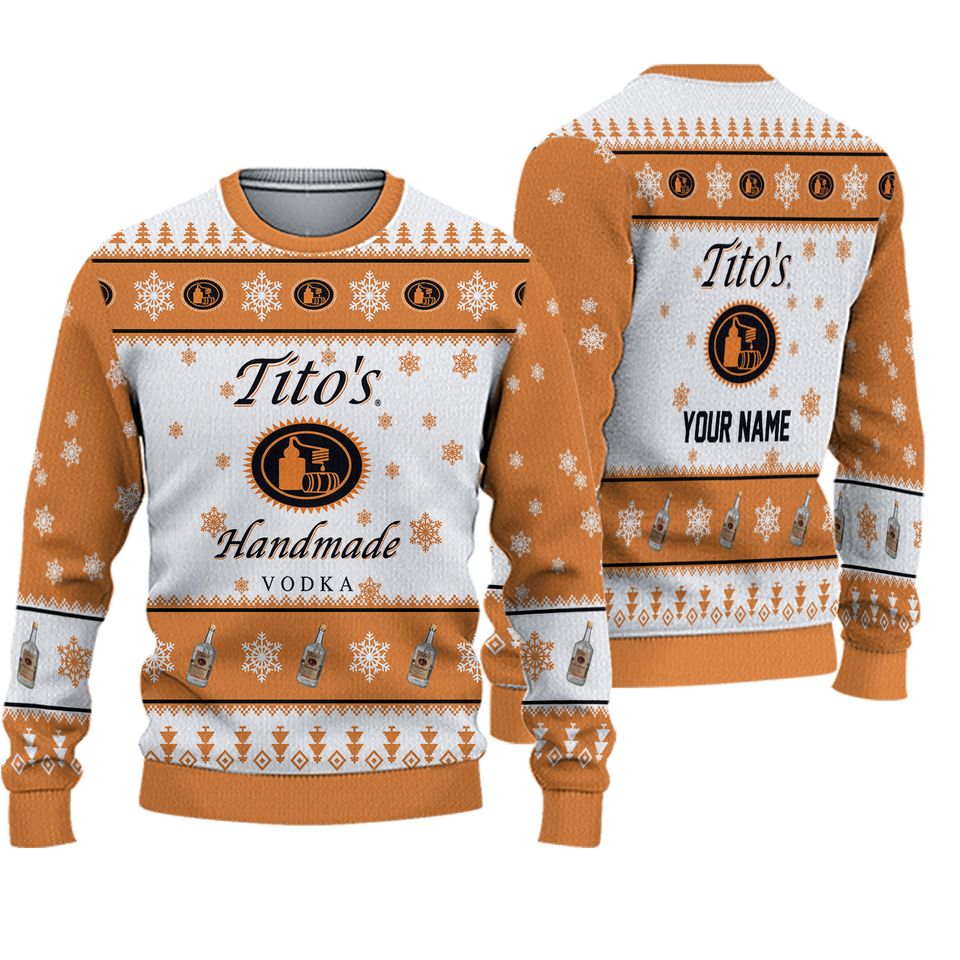 Custom Tito's Ugly Sweater, Beer Ugly Sweater