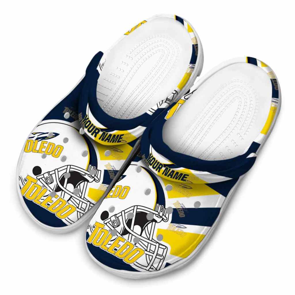 Custom Toledo Rockets Football Helmet ClogTVC1801791 - Image 4