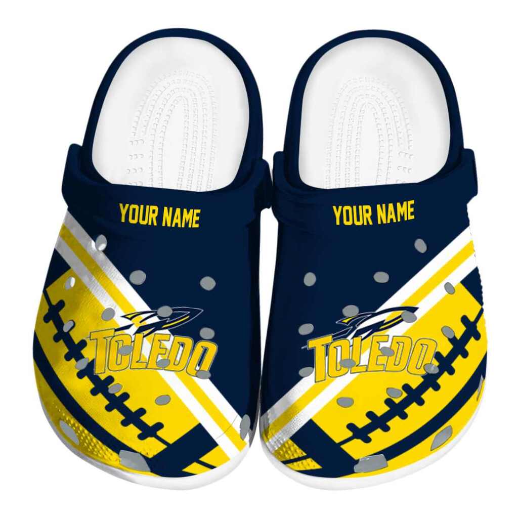 Custom Toledo Rockets Football Motif ClogTVC1801791