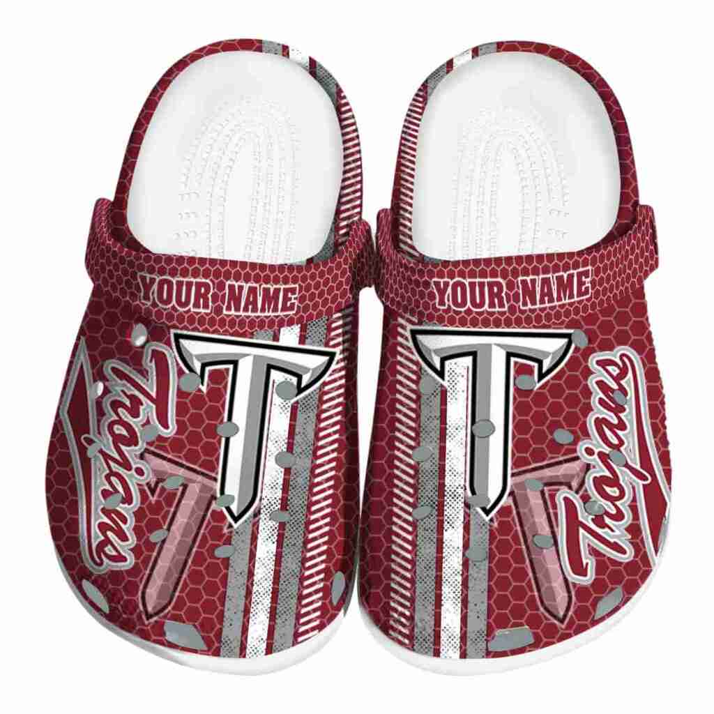 Custom Troy Trojans Contrasting Stripes ClogTVC1801728