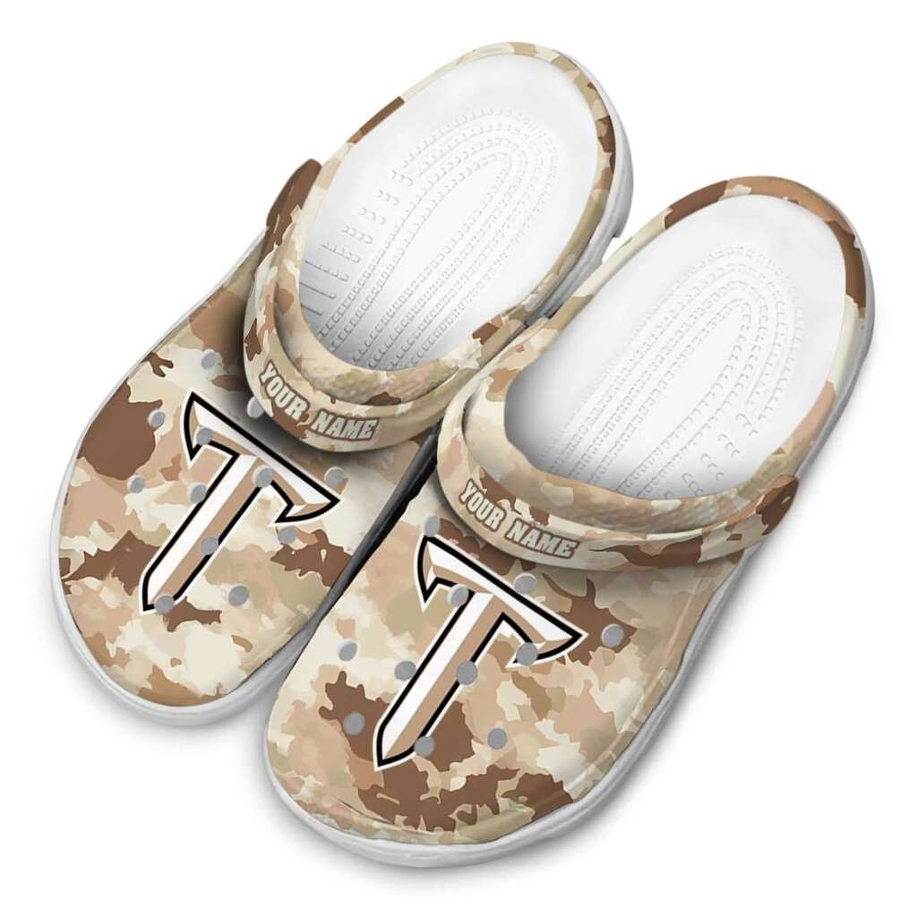 Custom Troy Trojans Desert Camo ClogTVC1801705 - Image 4