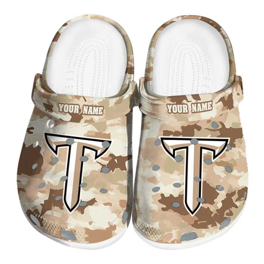 Custom Troy Trojans Desert Camo ClogTVC1801705