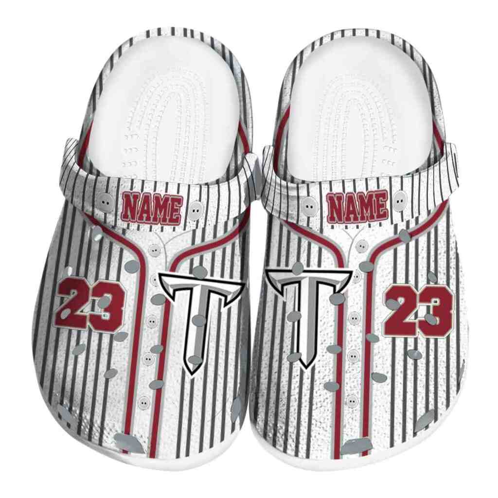 Custom Troy Trojans Pinstripe Pattern ClogTVC1801715
