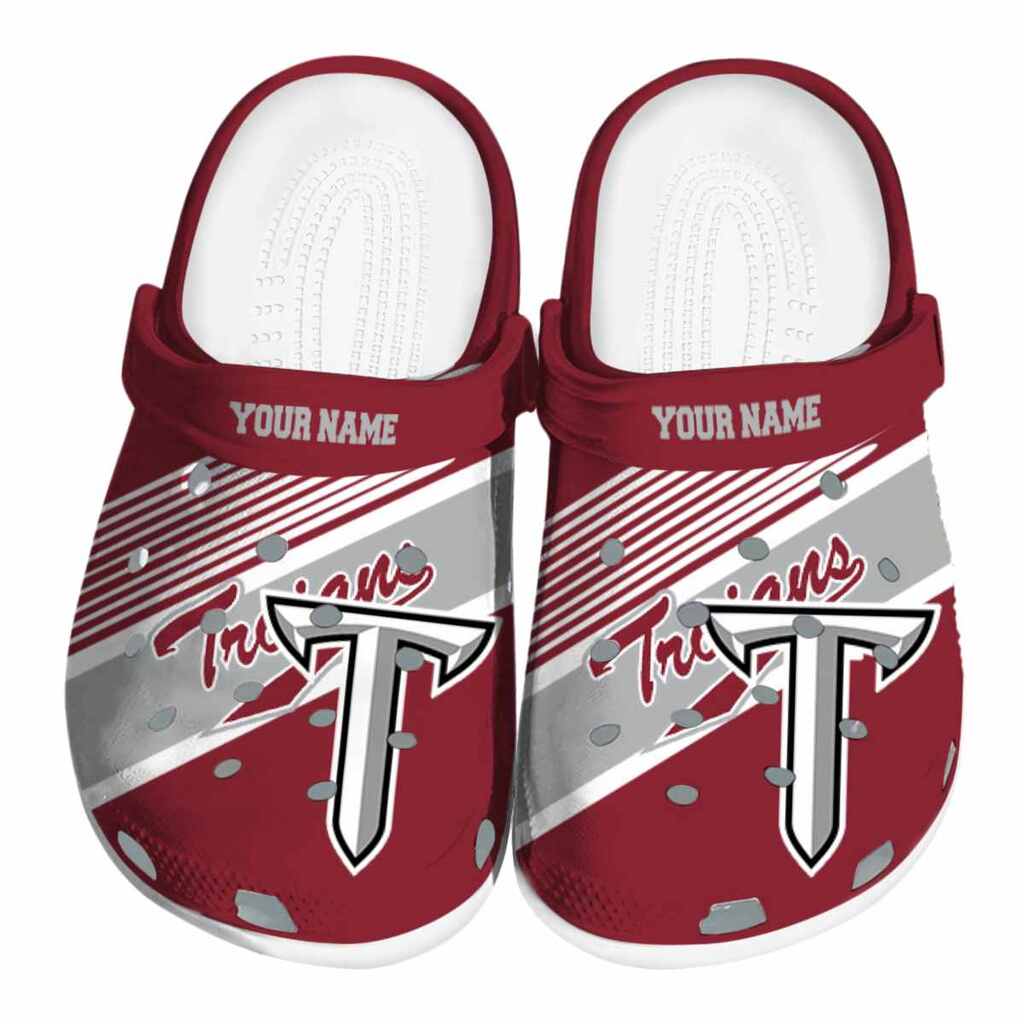 Custom Troy Trojans Vibrant Dual-Tone ClogTVC1801793