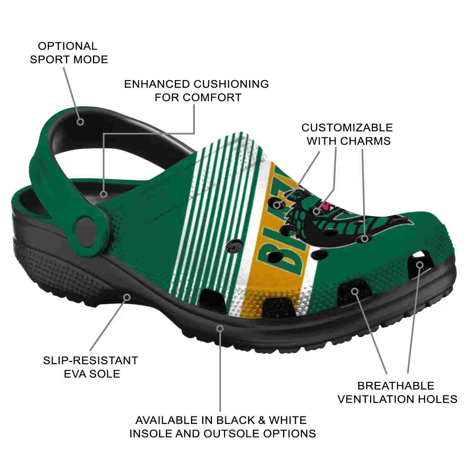 Custom UAB Blazers Vibrant Dual-Tone ClogTVC1801795 - Image 5