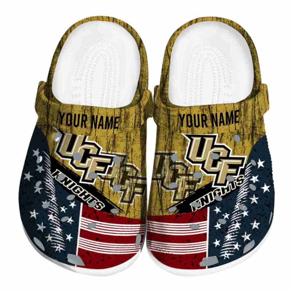Custom UCF Knights Star-Spangled Side Pattern ClogTVC180159