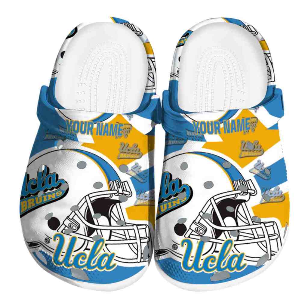 Custom UCLA Bruins Football Helmet ClogTVC180159