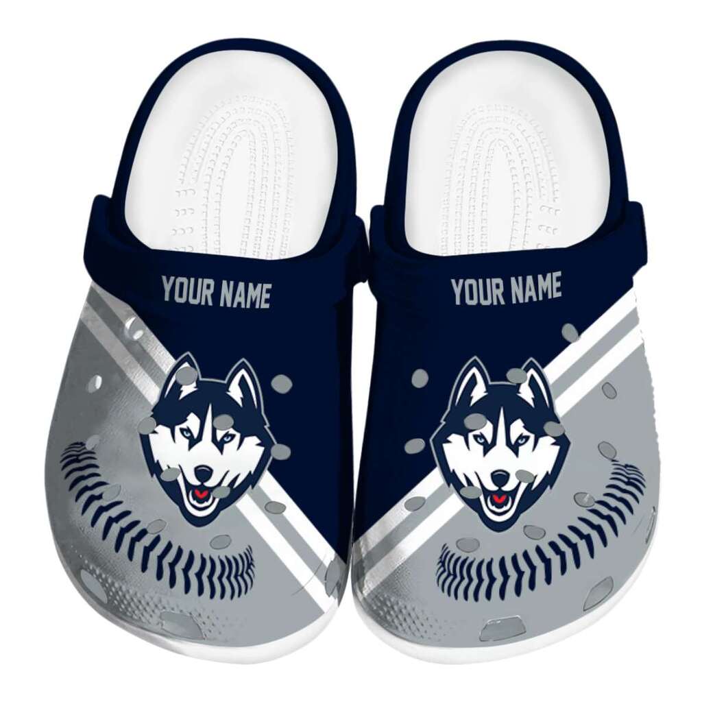 Custom UConn Huskies Baseball Motif ClogTVC1801804