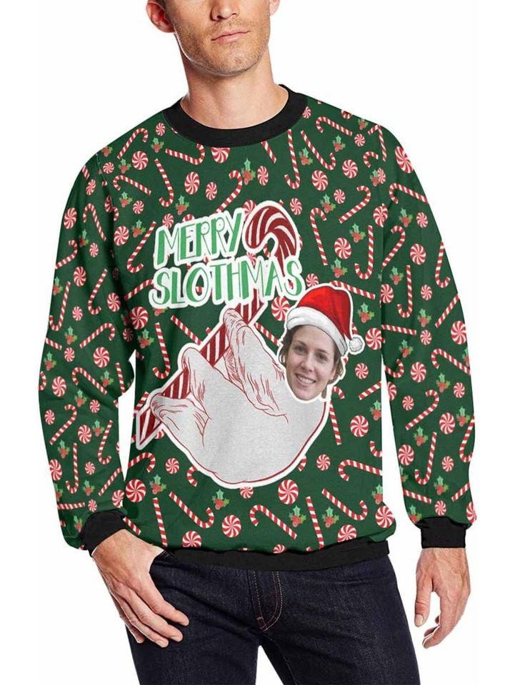 Custom Ugly Christmas Sweater - Personalized Photo