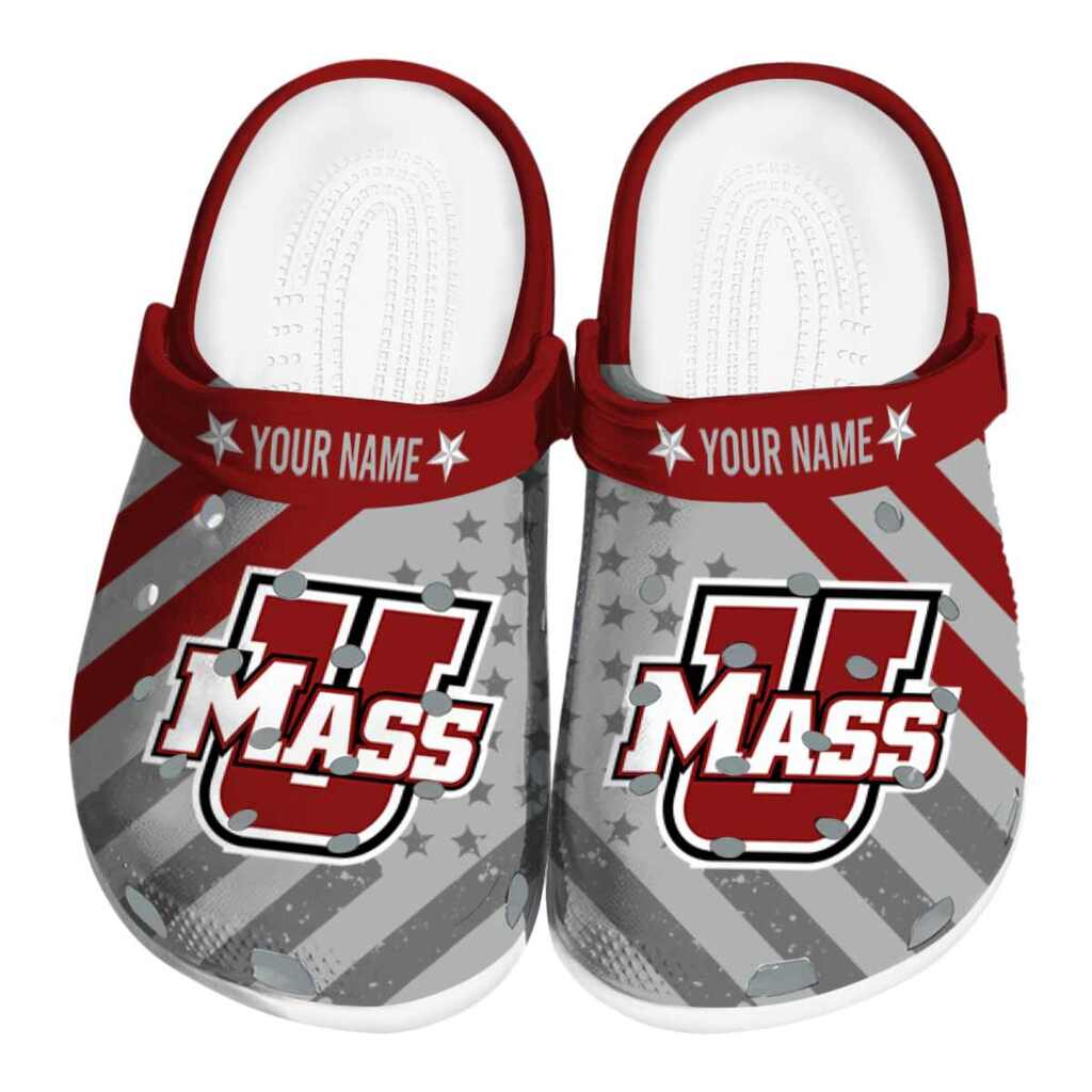 Custom UMass Minutemen Star-Spangled Graphic ClogTVC1801826