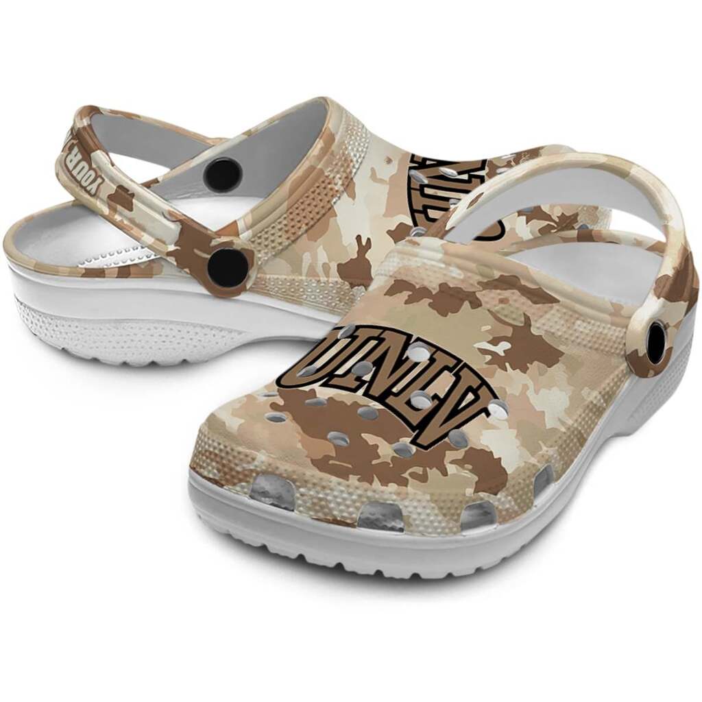 Custom UNLV Rebels Desert Camo ClogTVC1801775 - Image 3