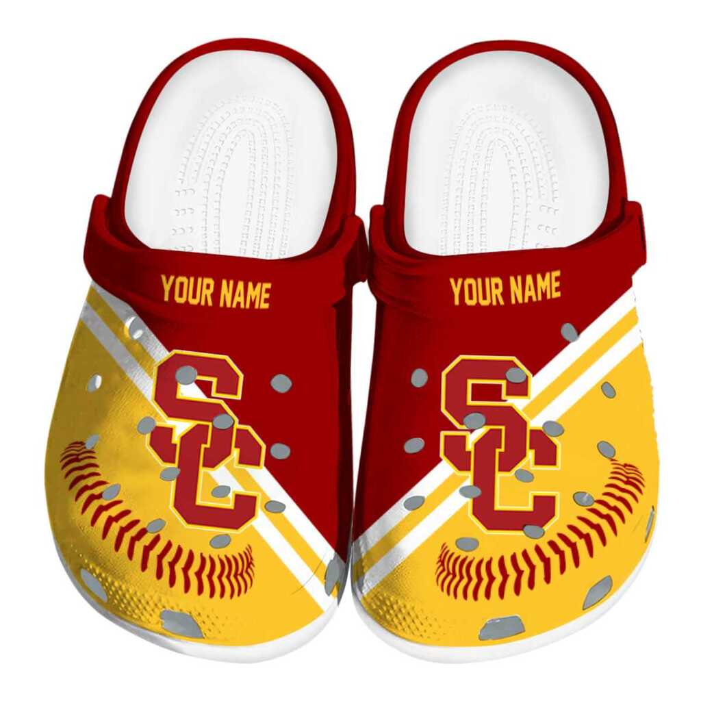 Custom USC Trojans Baseball Motif ClogTVC180163