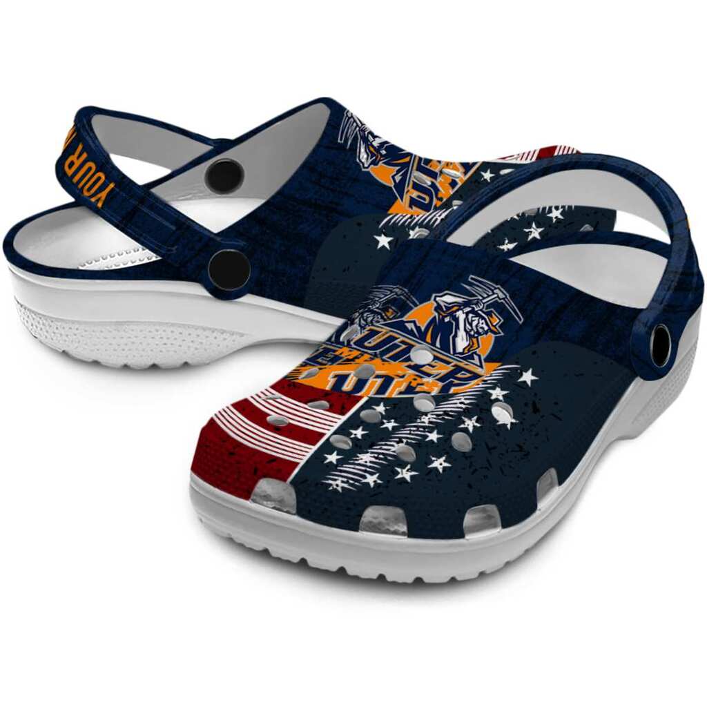 Custom UTEP Miners Star-Spangled Side Pattern ClogTVC1801744 - Image 3