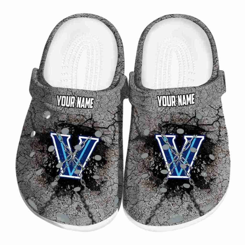 Custom Villanova Wildcats Cracked Ground Texture ClogTVC1801718