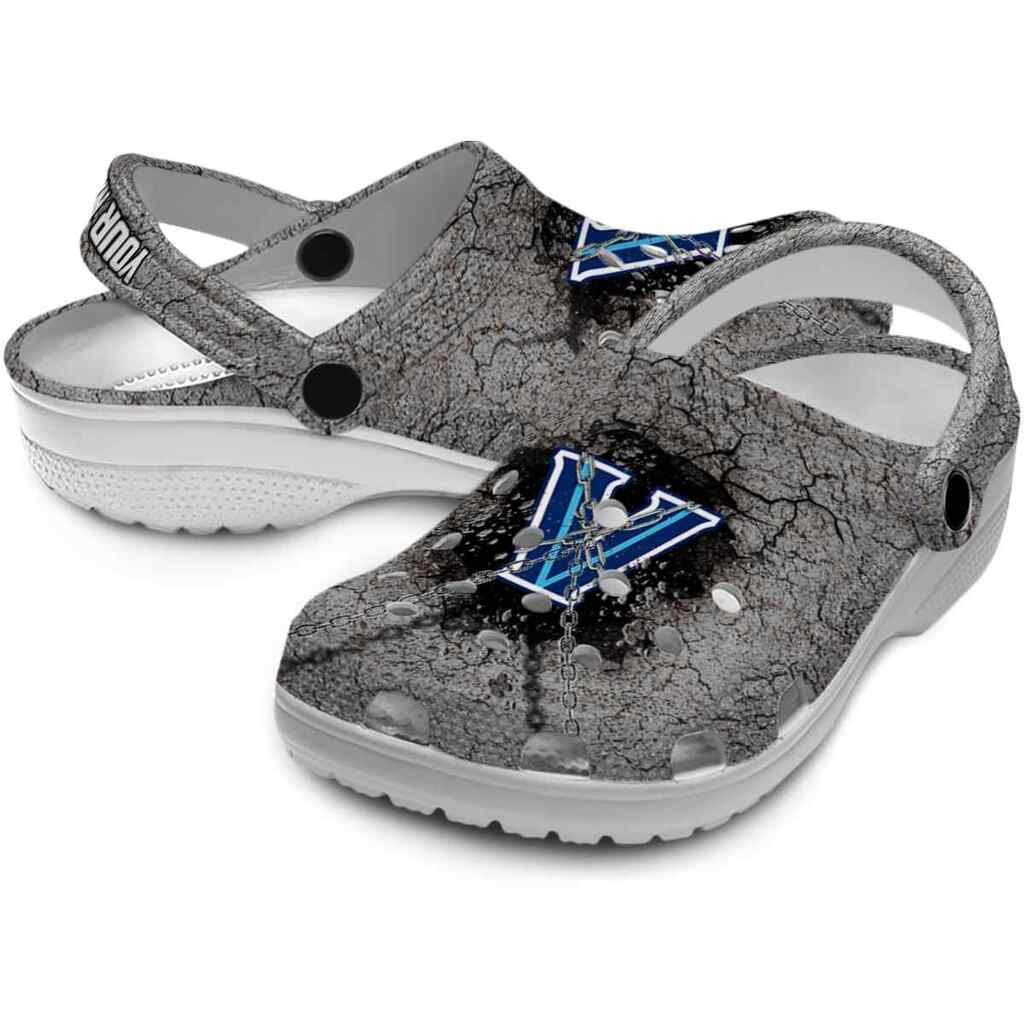 Custom Villanova Wildcats Cracked Ground Texture ClogTVC1801718 - Image 3