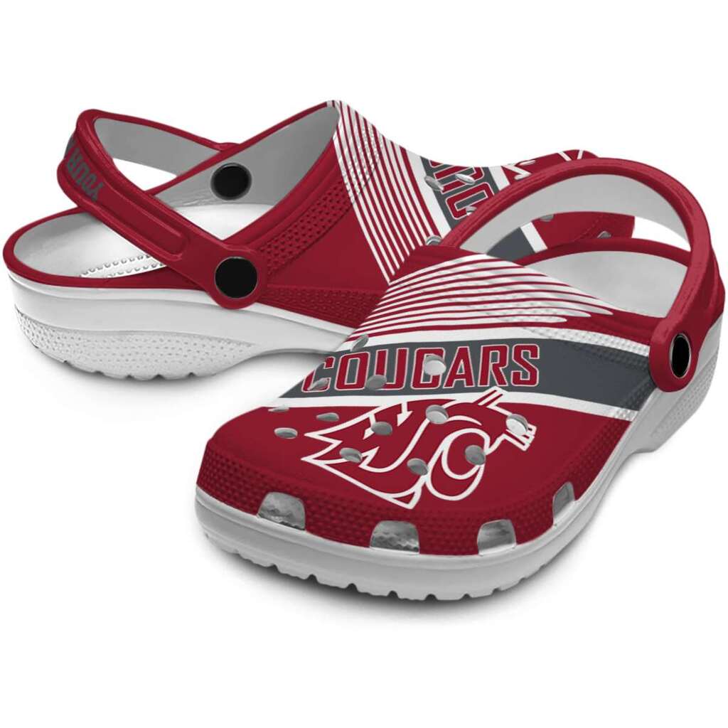 Custom Washington State Cougars Vibrant Dual-Tone ClogTVC1801798 - Image 3