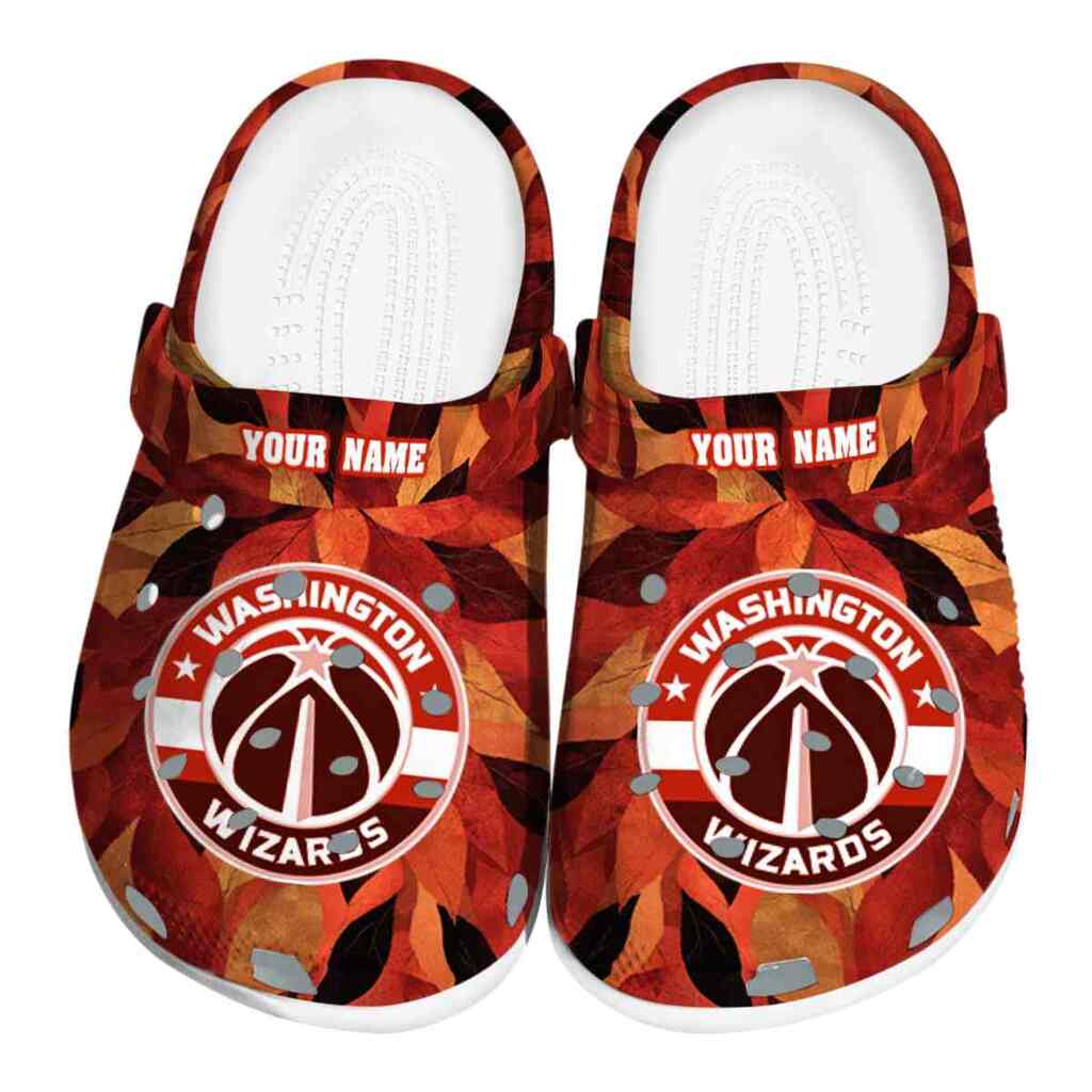 Custom Washington Wizards Autumn Leaves ClogTVC1801734