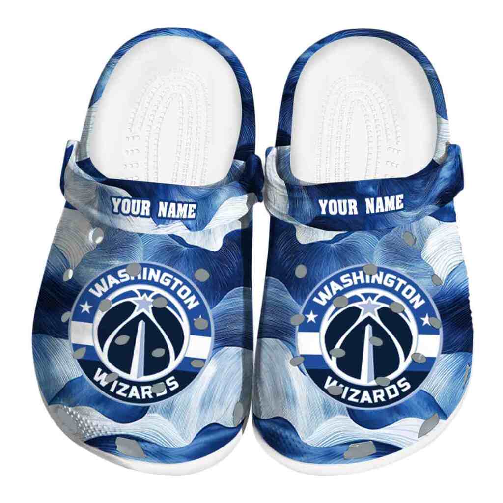 Custom Washington Wizards Ocean Waves ClogTVC1801734