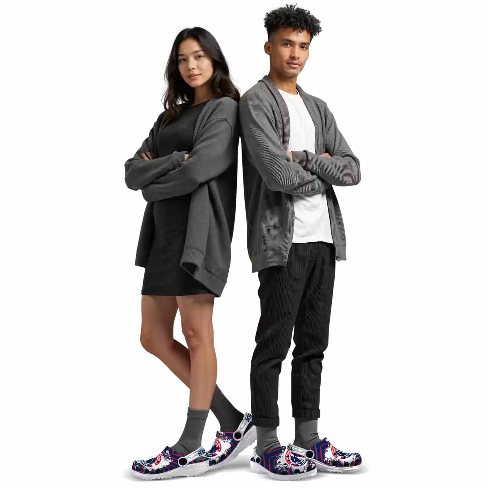 Custom Washington Wizards Zigzag Paint Burst ClogTVC1801734 - Image 7