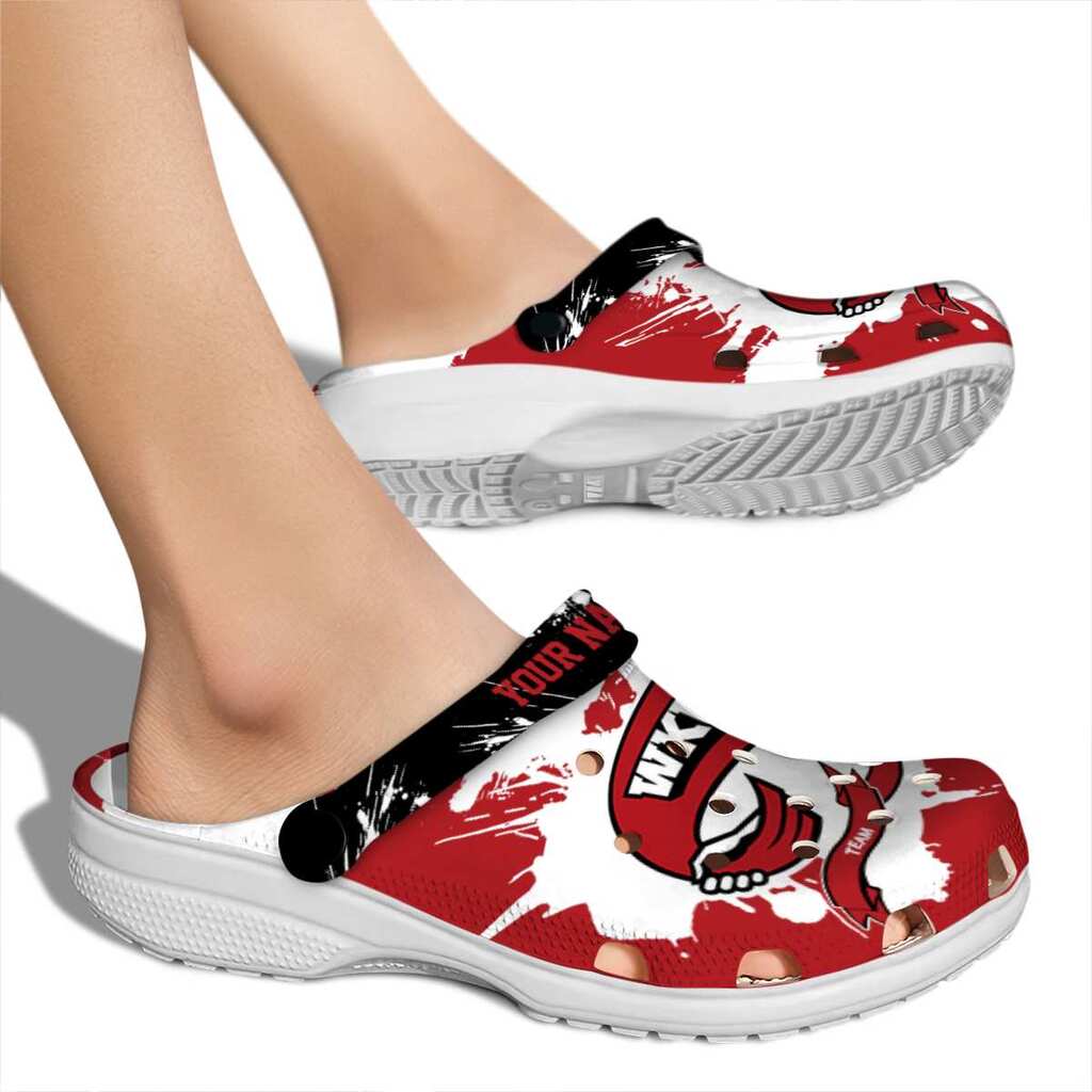 Custom Western Kentucky Hilltoppers Splatter Pattern ClogTVC1801746 - Image 2