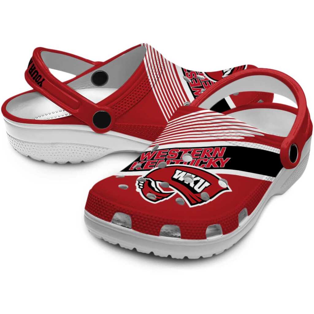 Custom Western Kentucky Hilltoppers Vibrant Dual-Tone ClogTVC1801798 - Image 3