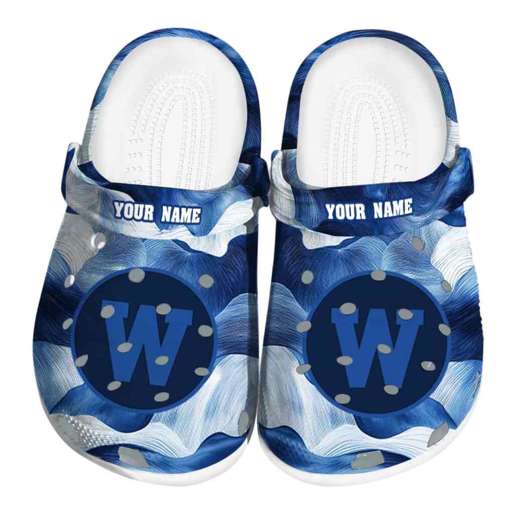 Custom Western Michigan Broncos Ocean Waves ClogTVC1801774