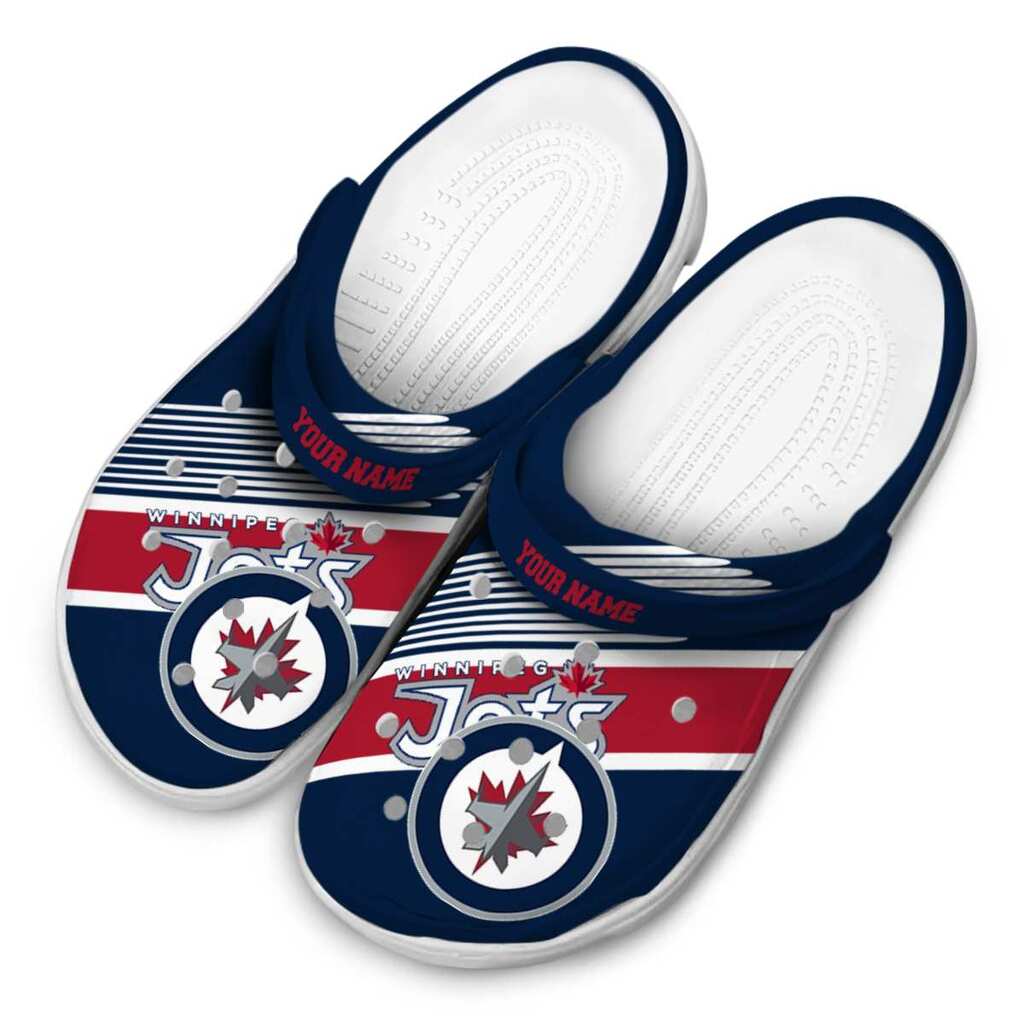 Custom Winnipeg Jets Vibrant Dual-Tone ClogTVC1801897 - Image 4