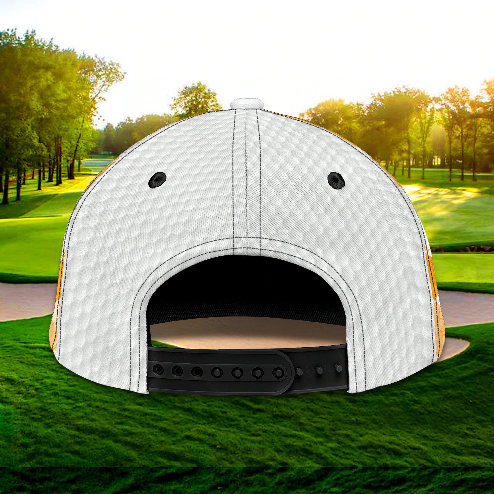 Custom With Name Baseball Cap For Golfer, I Like Golf And Guitar 3D Cap Hat, Golf Hat Mens Trucker Hats Custom Hats Gifts For Men & Women