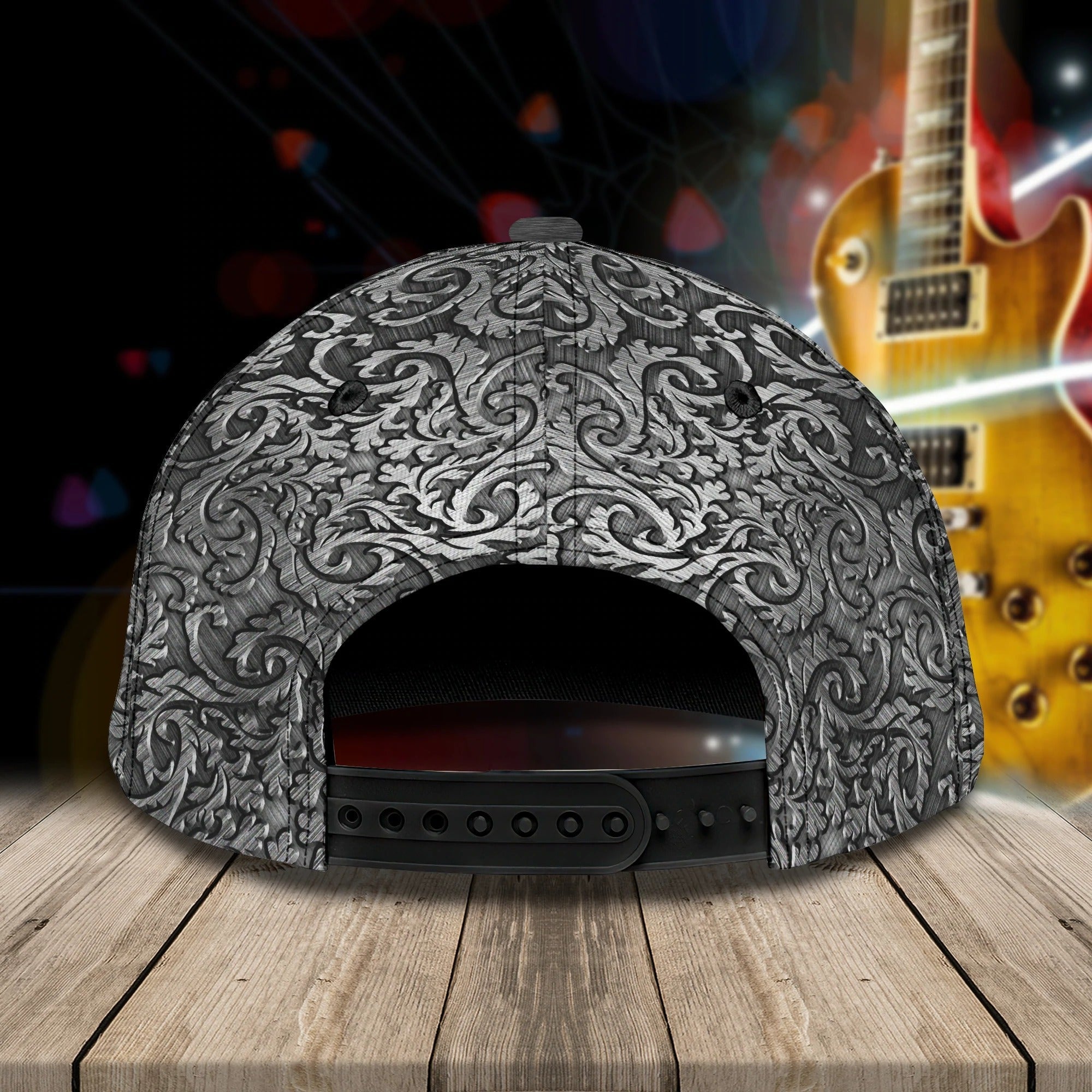Custom With Name Baseball Full Print Guitar Cap For Men And Woman, Birthday Gift For Guitar Lovers, Guitar Cap Hat Trucker Hats Custom Hats Gifts For Men & Women