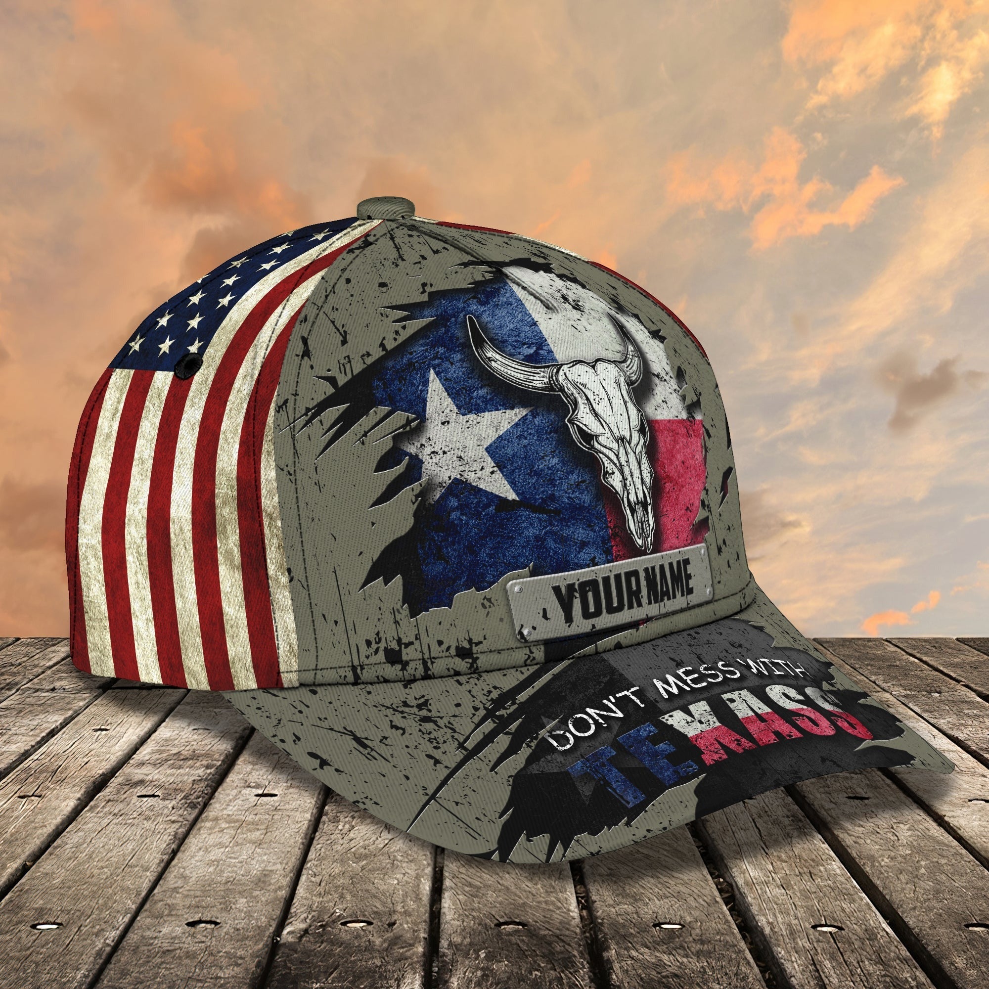 Custom With Name Texas Baseball Cap Hat, American Support Texas 3D Cap Hat, Eagle Texas Cap Hat Trucker Hats Custom Hats Gifts For Men & Women