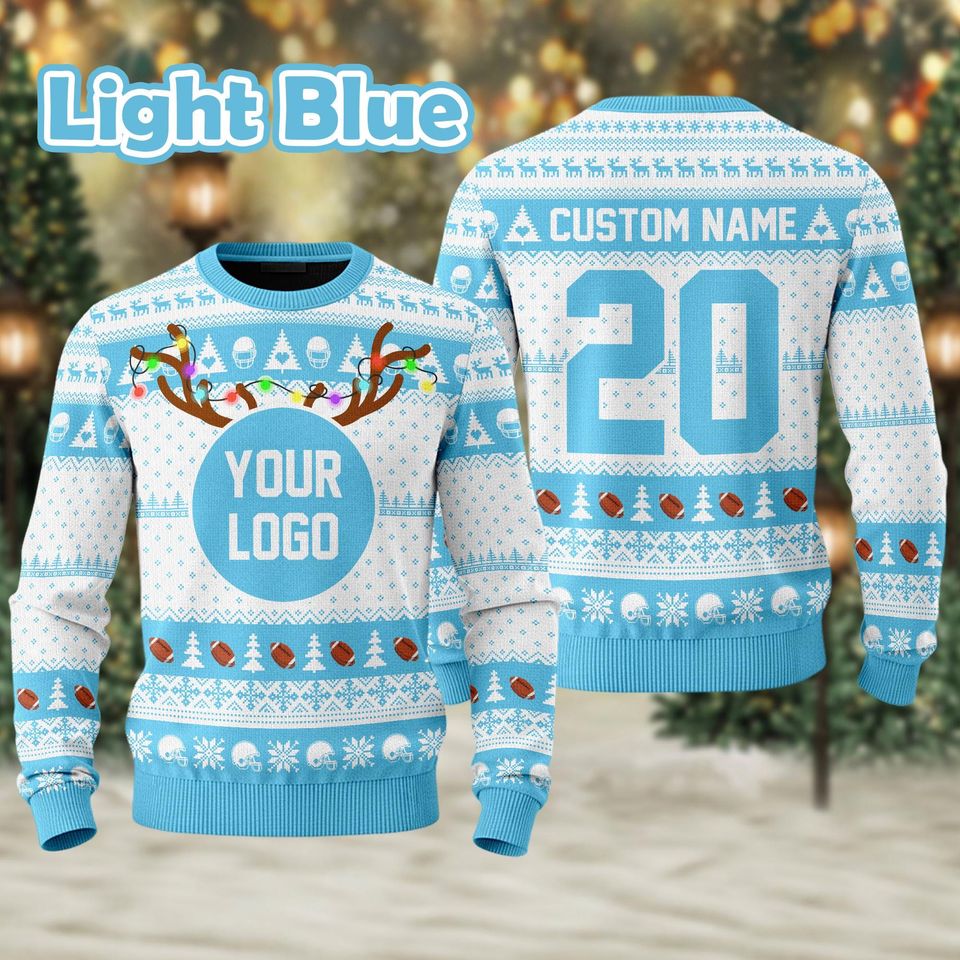Custom Your Logo Ugly Sweater Your Business Logo Brand Logo Front and Back Logo Sweater Your Design Here Team Logo Sweater Company Logo Gift - Image 6