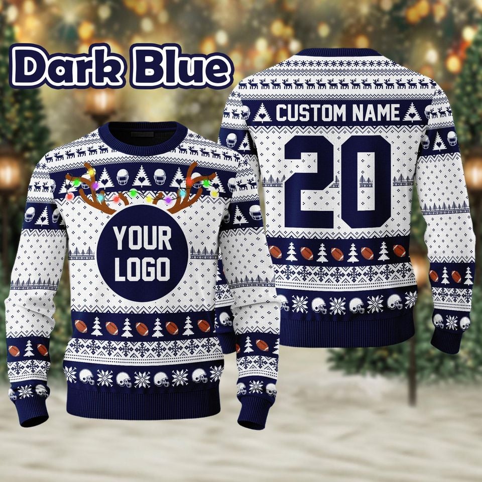 Custom Your Logo Ugly Sweater Your Business Logo Brand Logo Sweater Company Logo Gift - Image 4